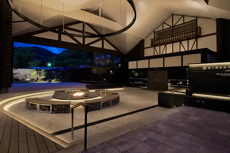 奥入瀬渓流ホテル・パブリックスペースデザイン4のINDX写真