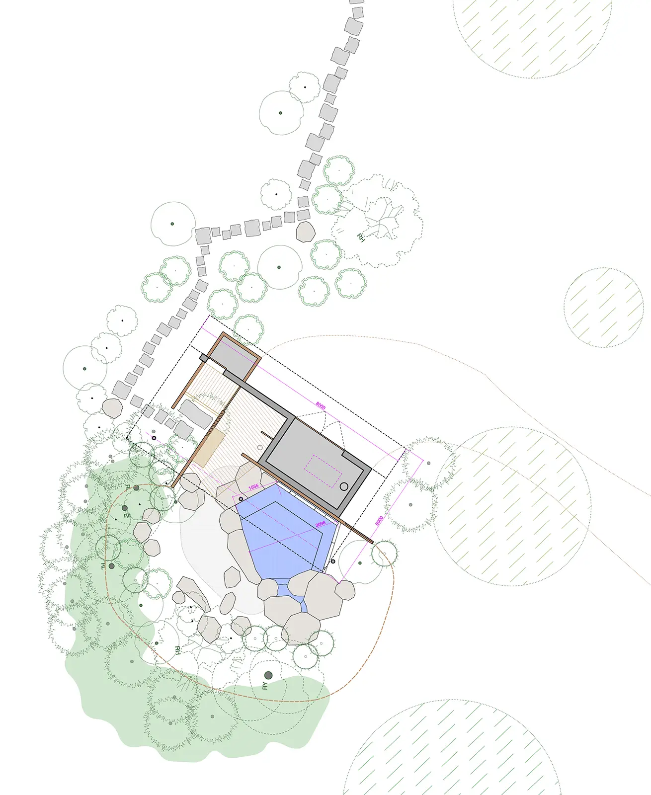 ゲストハウスの露天風呂 11