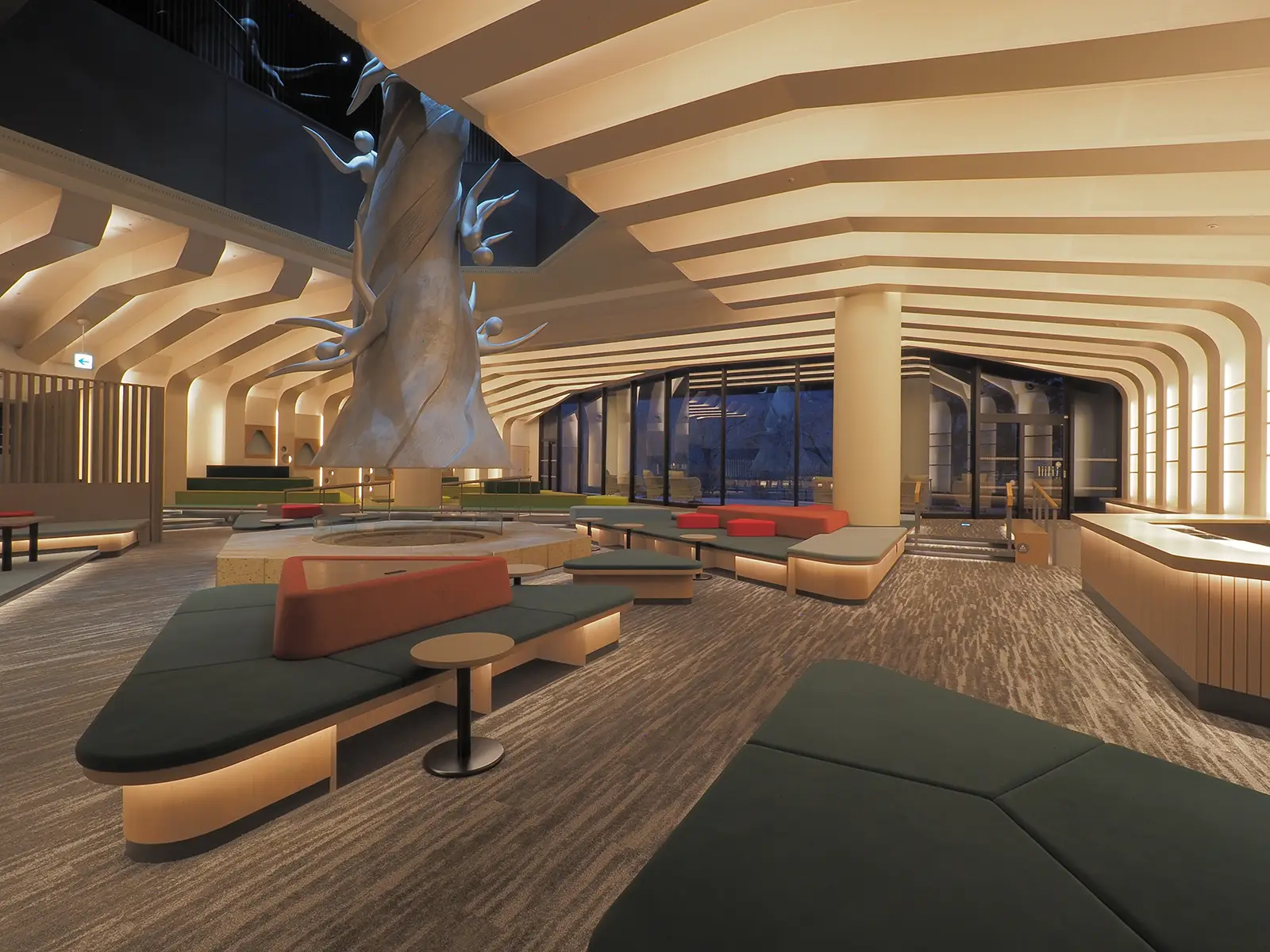 奥入瀬渓流ホテル パブリックスペースデザイン 1