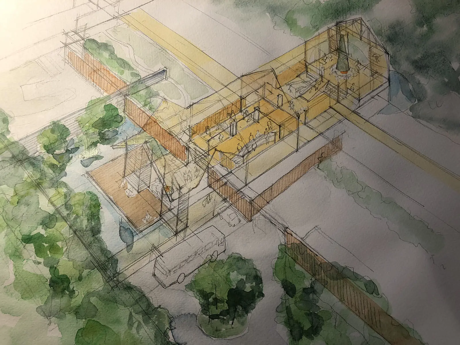 奥入瀬渓流ホテル パブリックスペースデザイン4の写真 12