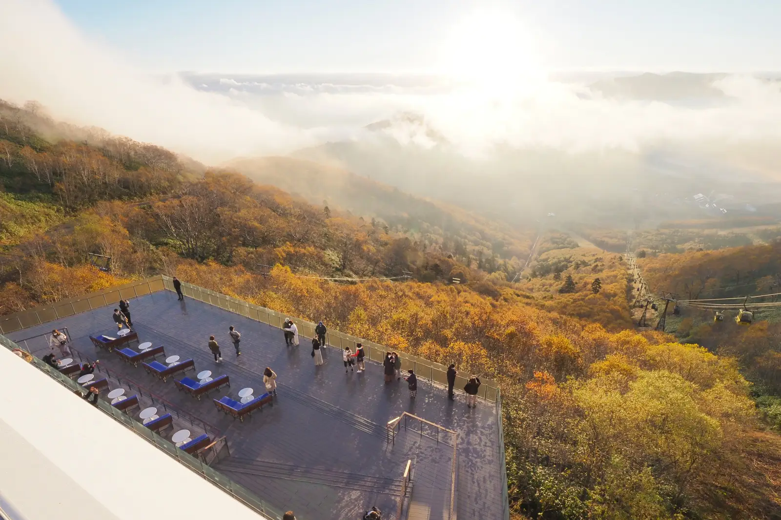 トマムリゾート雲海テラス: 新デッキテラス「雲cafe」の写真 18