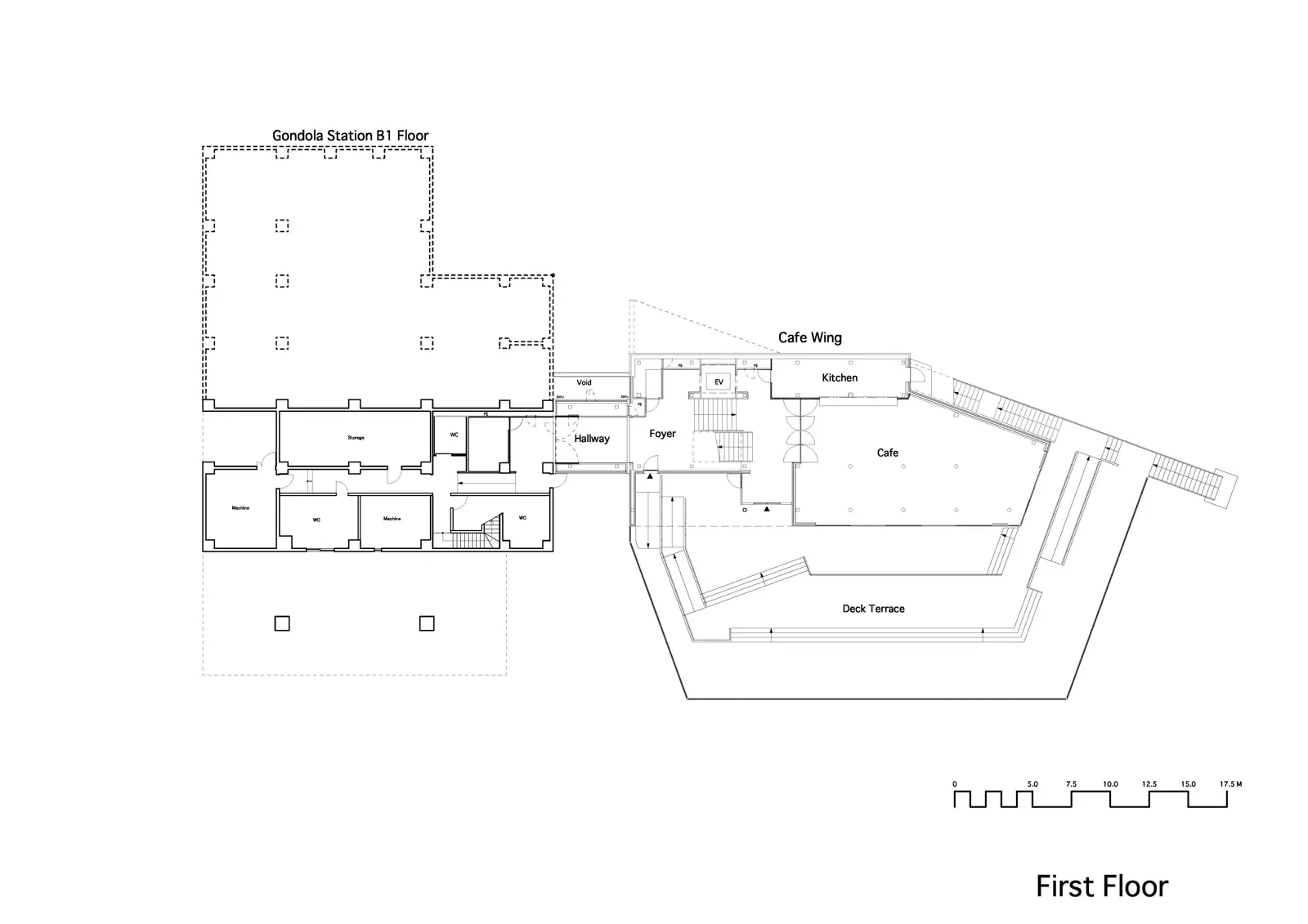 トマムリゾート雲海テラス: 新デッキテラス「雲cafe」の図面 47
