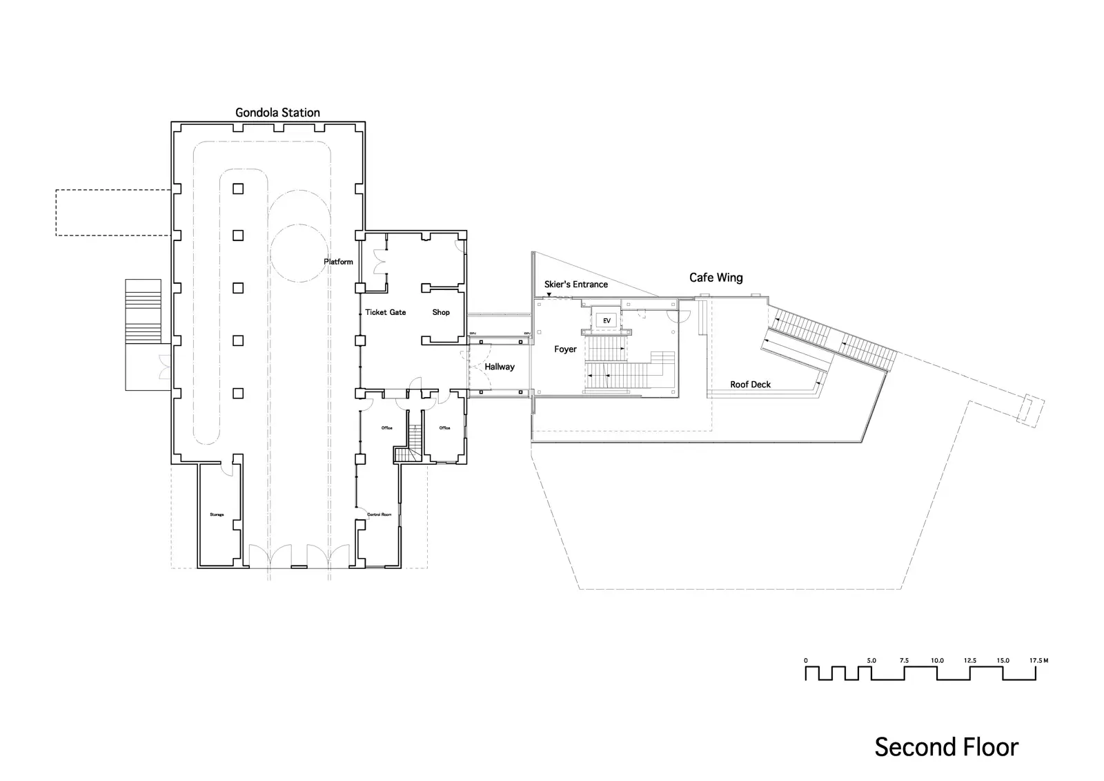 トマムリゾート雲海テラス: 新デッキテラス「雲cafe」の図面 48
