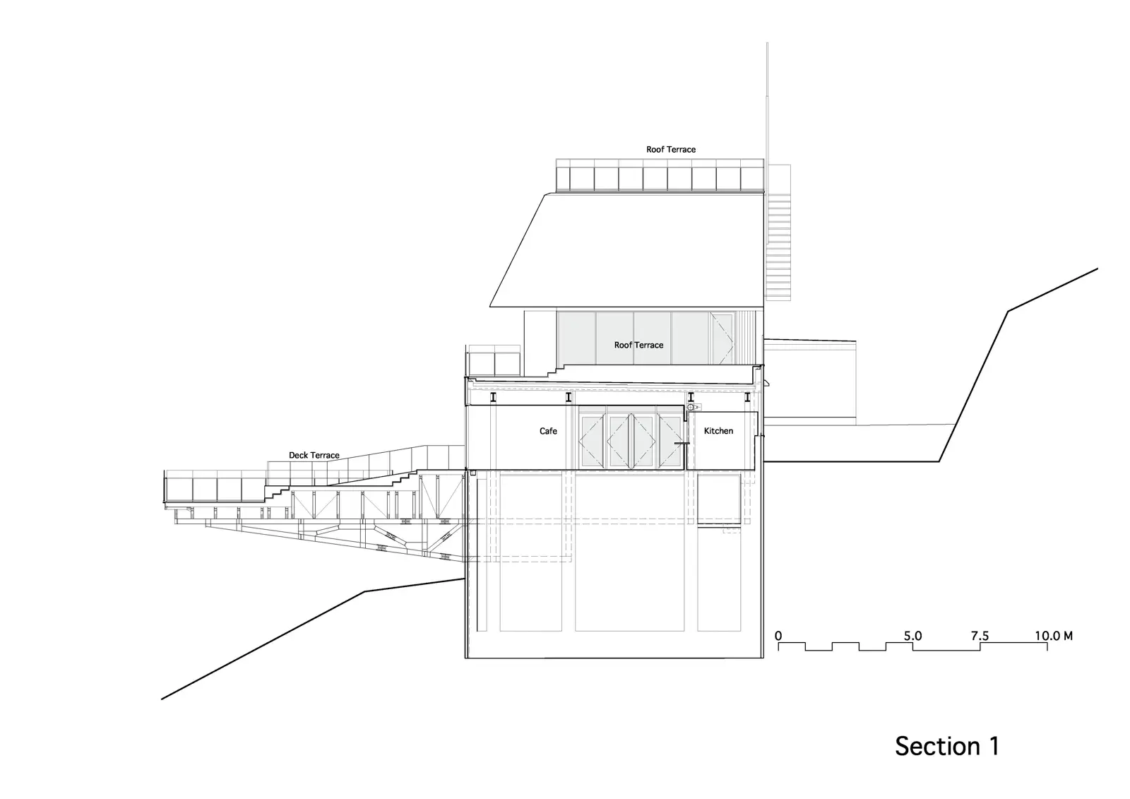 トマムリゾート雲海テラス: 新デッキテラス「雲cafe」の図面 50
